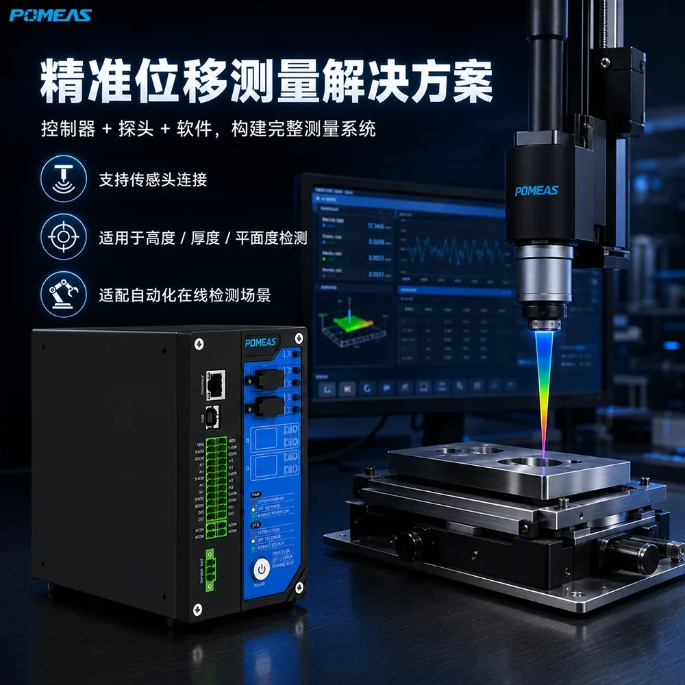 32kHz双通道光谱共焦位移传感器控制器