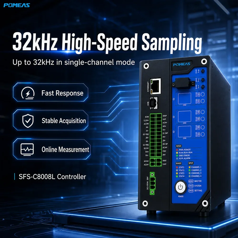 مستشعر إزاحة كونفوكالي طيفي POMEAS SFS-C8008L