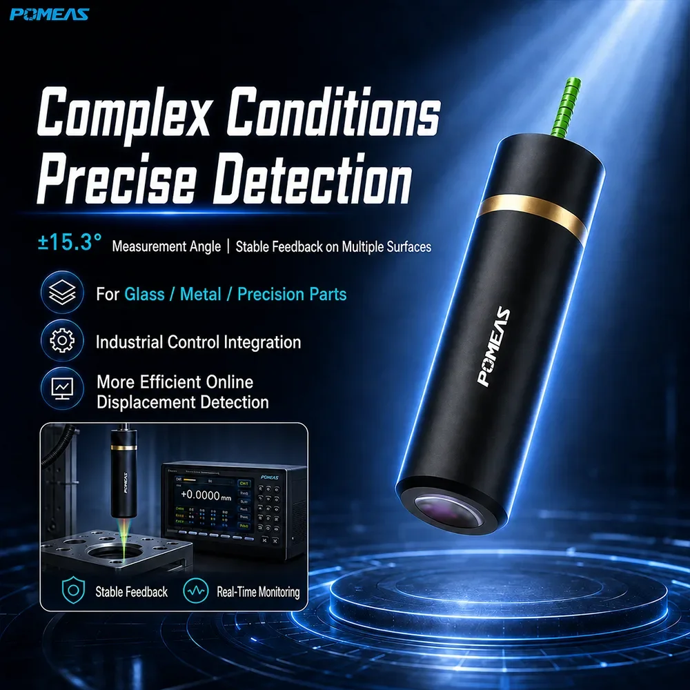 300nm Confocal Displacement Sensor with ±8mm Range