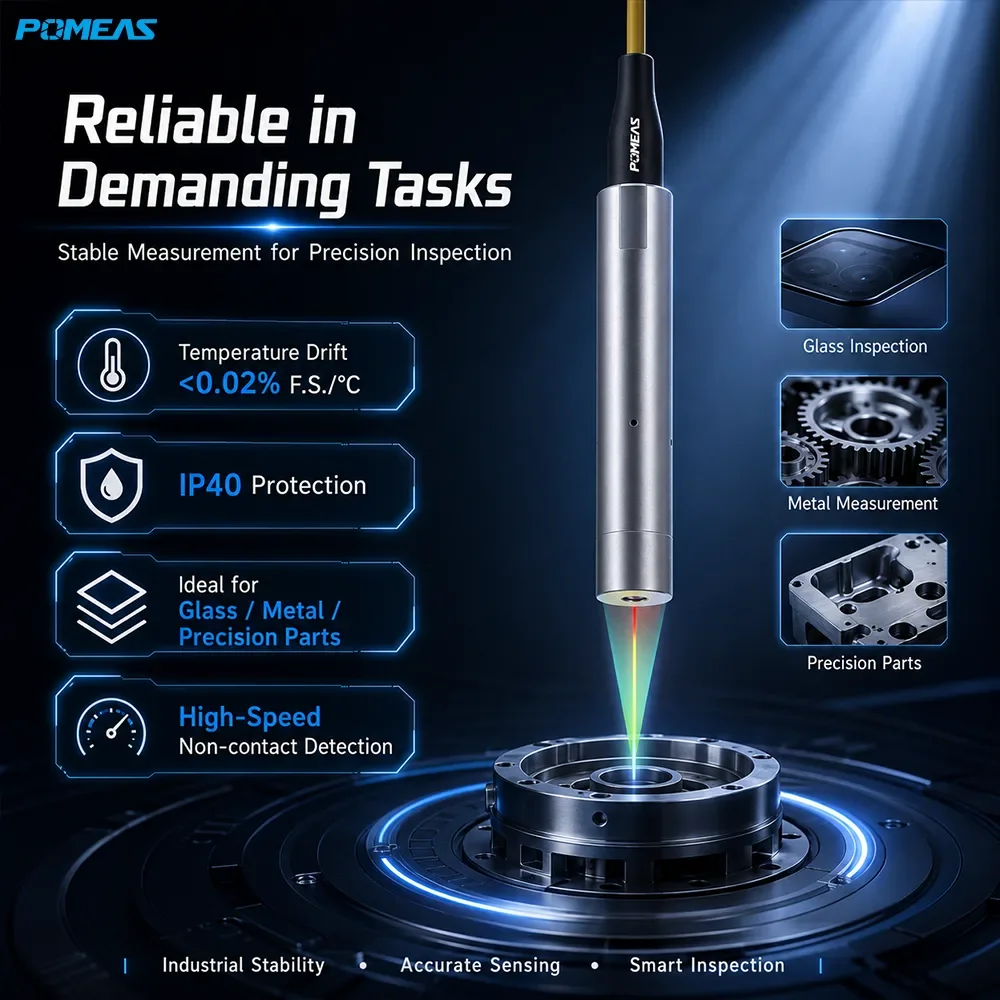 100nm Confocal Displacement Sensor with ±2.5mm Range