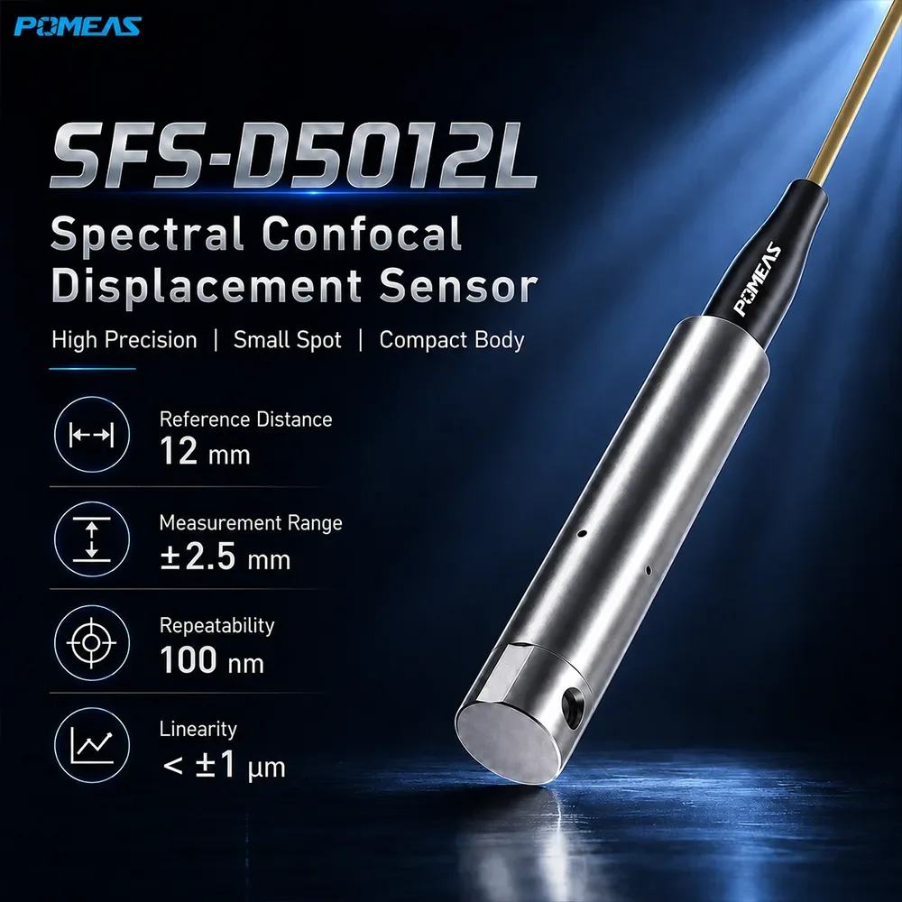100nm Confocal Displacement Sensor with 12mm Reference