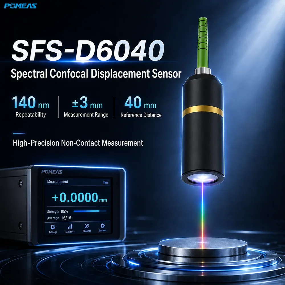 140nm Confocal Displacement Sensor with ±3mm Range