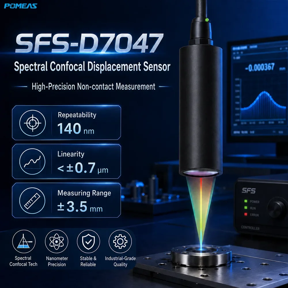 140nm Confocal Displacement Sensor with 47mm Reference