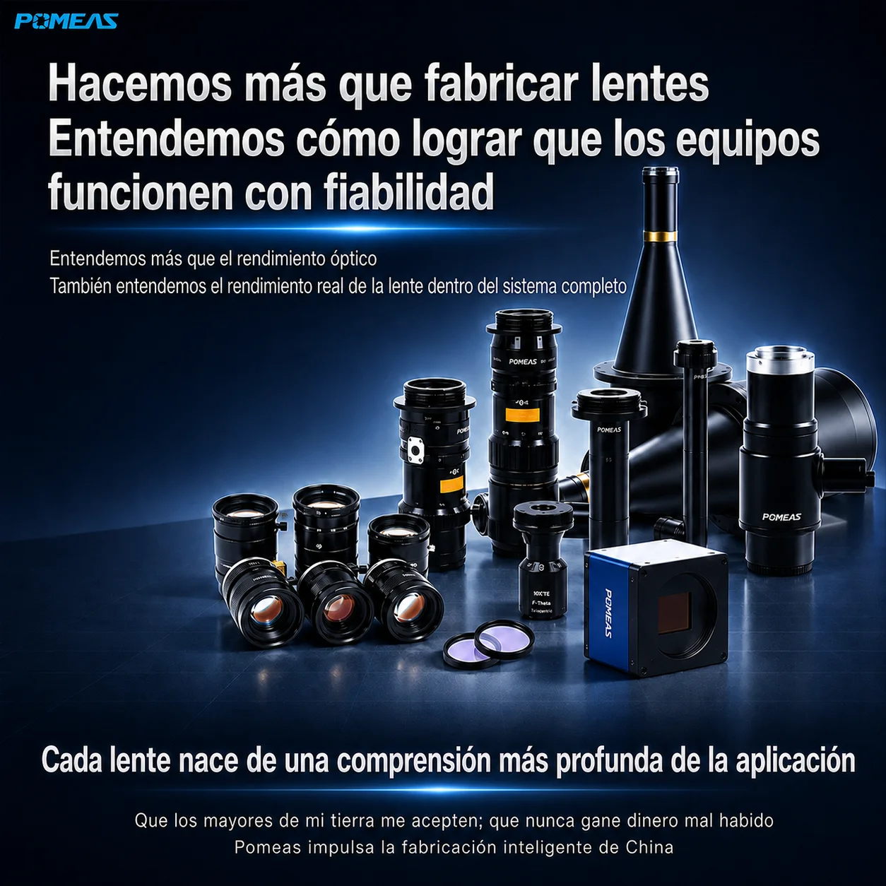 Lente zoom industrial 0,7×–4,5× con realimentación electrónica