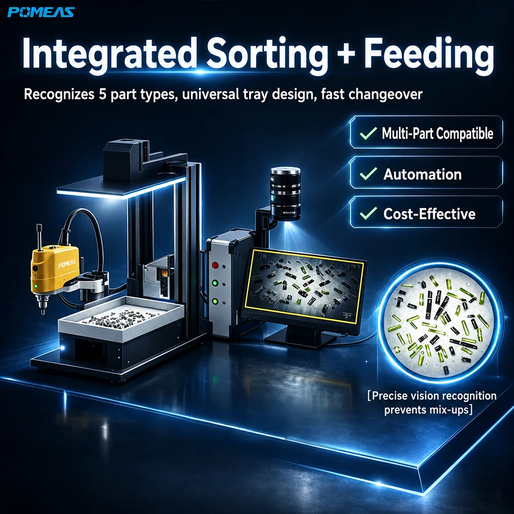 Compact Vision-Guided SCARA Flexible Feeding System