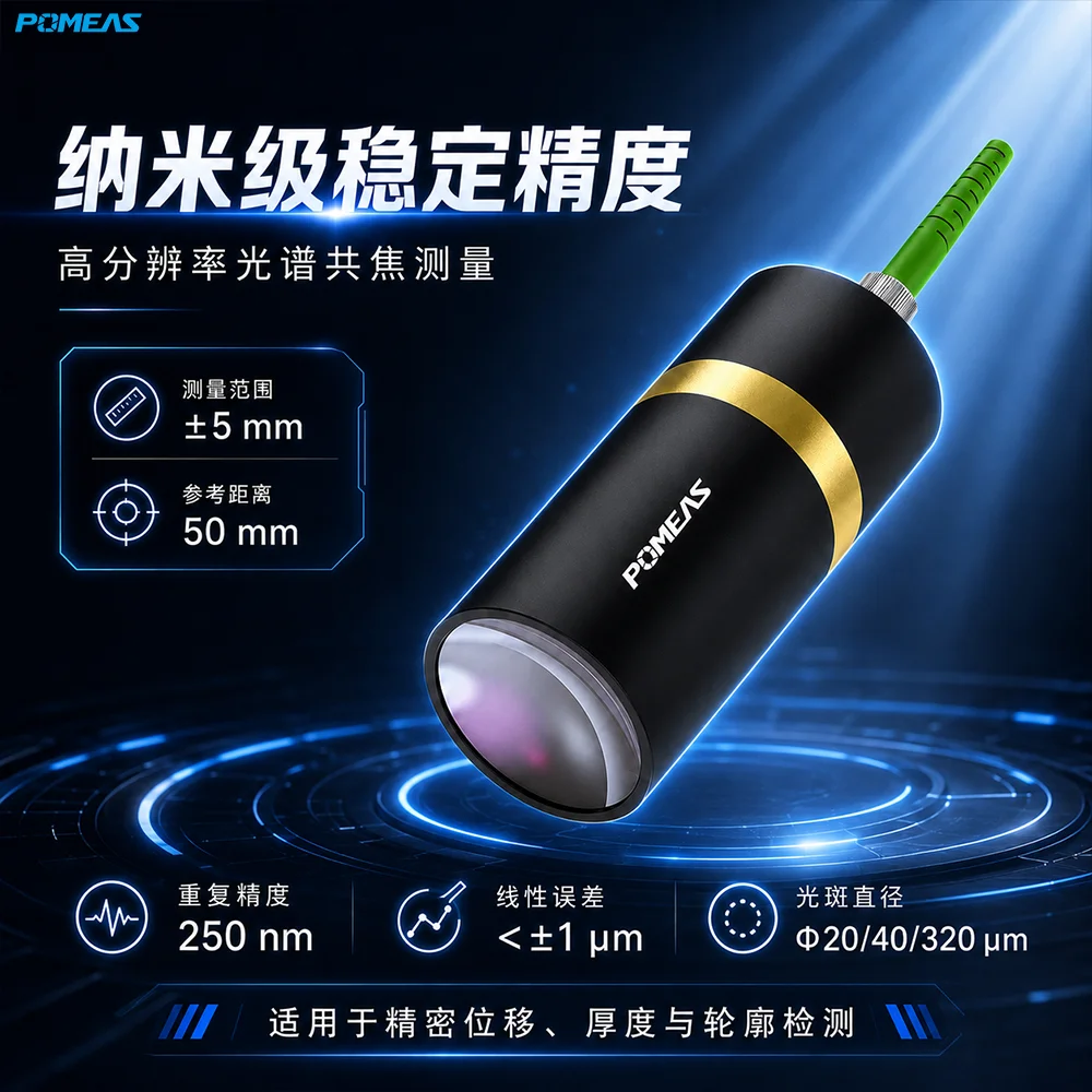 ±5 mm大量程光谱共焦位移传感器