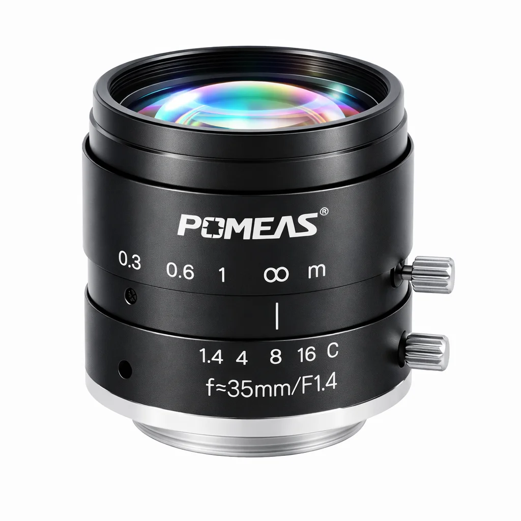 PMS-LFE-3514M 35mm F1.4 C-Mount FA Lens for Machine Vision