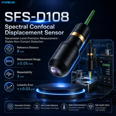 Chromatic Confocal Displacement Sensor, 3 nm Repeatability
