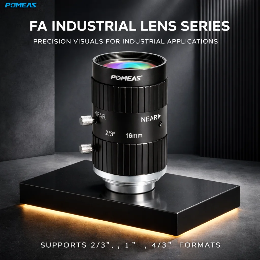 16mm 2/3-Inch 10MP VIS-NIR C-Mount Lens | POMEAS