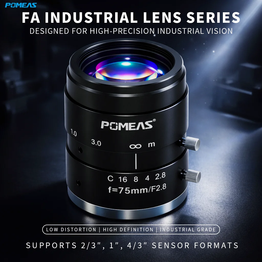 PMS-LFE-7528M Long Focal Length FA Lens for Narrow FOV Inspection