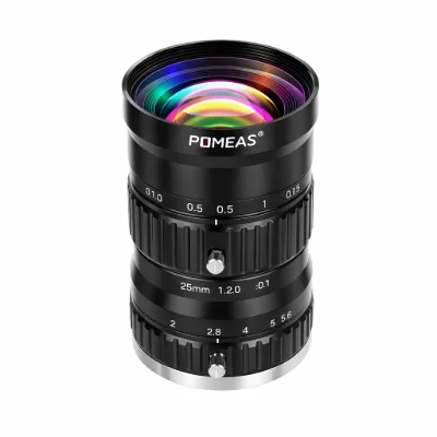 POMEAS PMS-25VP10M 25mm 10MP 4/3" C-Mount Machine Vision Lens
