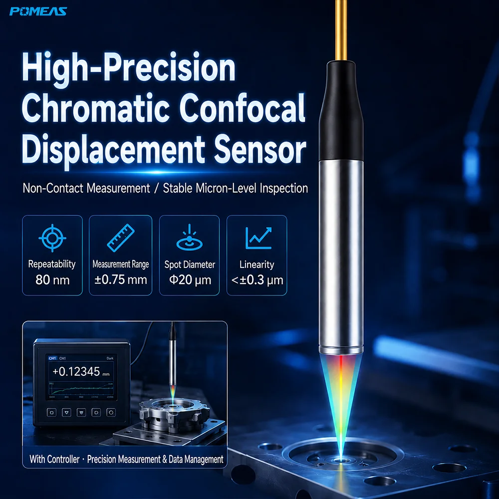 80nm Chromatic Confocal Displacement Sensor