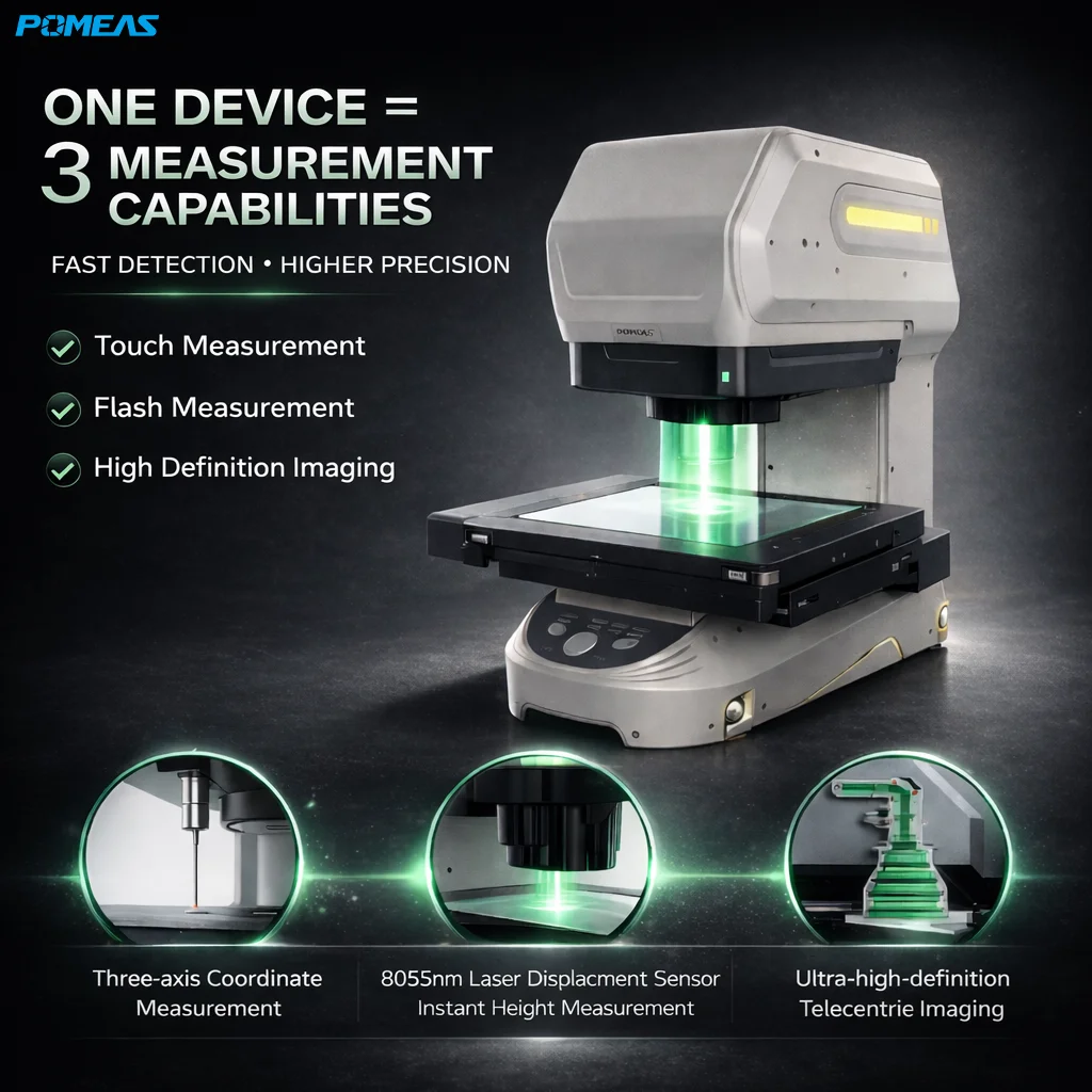 POMEAS IMAGE 3 Instant Vision Measuring System for QC Inspection