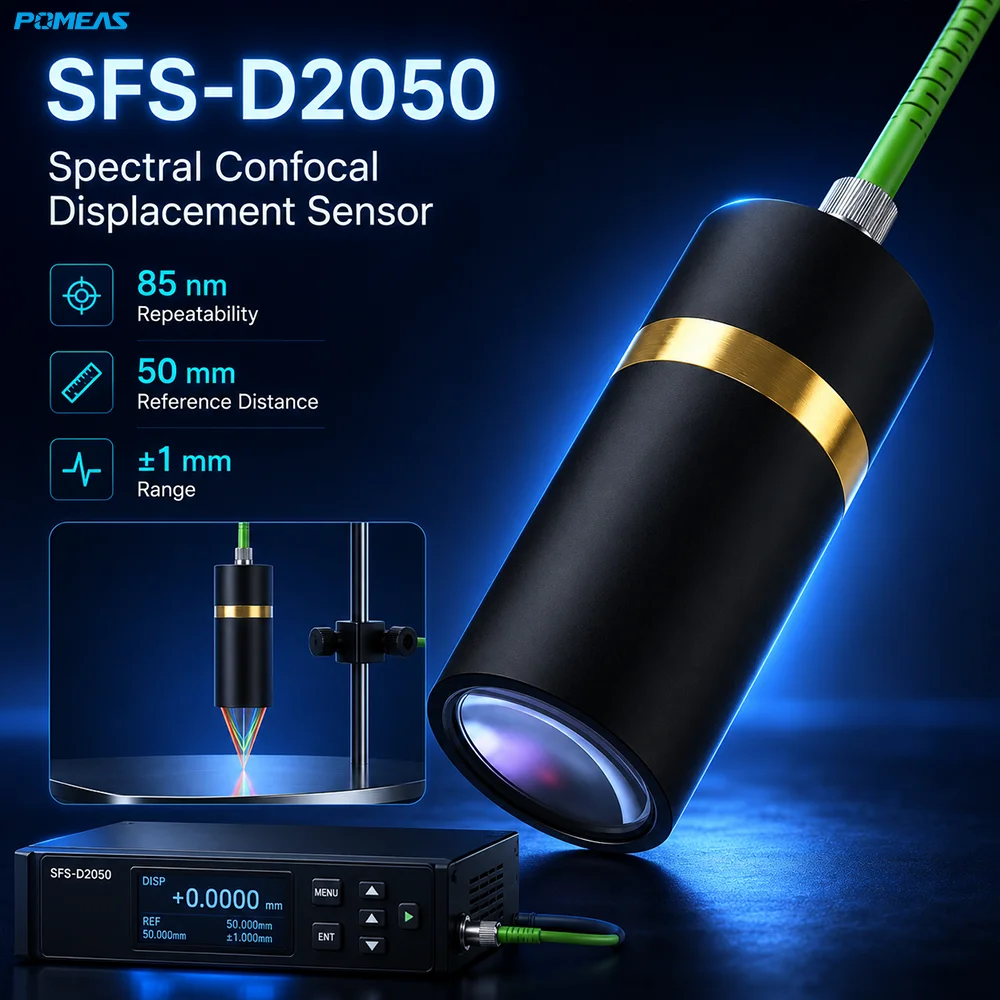 85 nm Chromatic Confocal Sensor with ±1 mm Range
