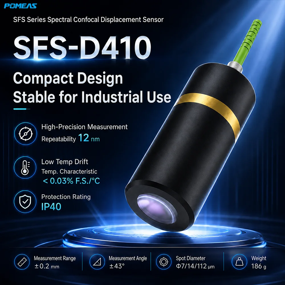 12nm Repeatability Chromatic Confocal Displacement Sensor