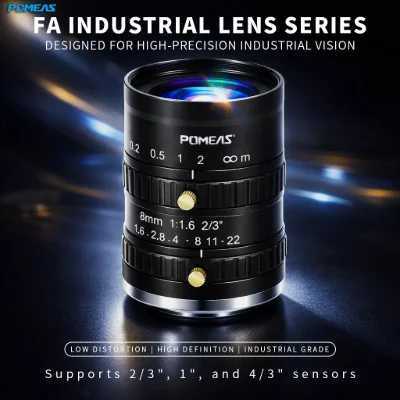 PMS-LFEH-0816M(A) 5MP 8mm C-Mount Machine Vision Lens