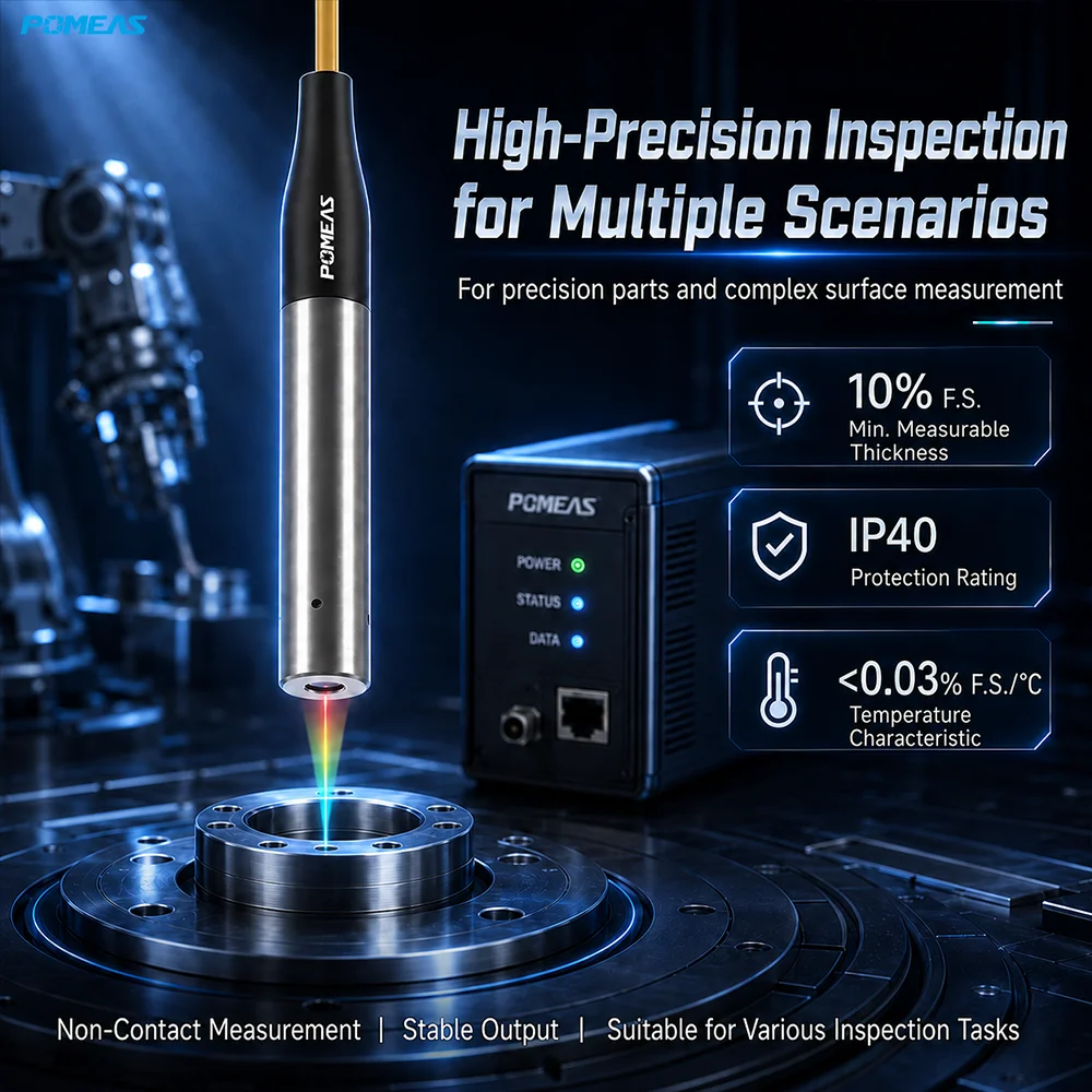 80nm Chromatic Confocal Displacement Sensor