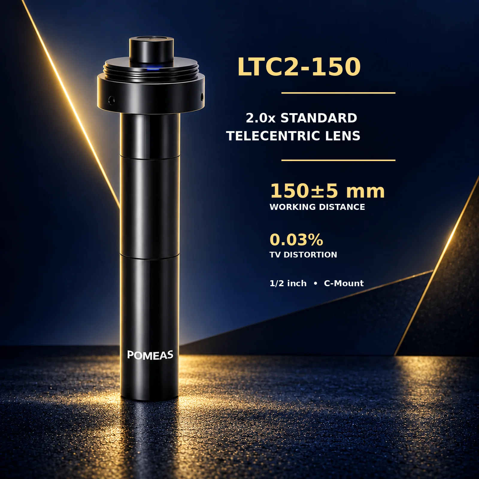 LTC2-150 2.0x Telecentric Lens | POMEAS